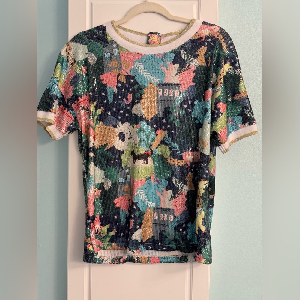 Vilagallo Sequined Top - Picture 2 of 4